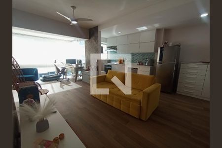 Sala de apartamento à venda com 1 quarto, 65m² em Barra da Tijuca, Rio de Janeiro