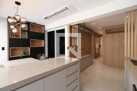 Sala/Cozinha de apartamento para alugar com 2 quartos, 66m² em Parque Industrial Tomas Edson, São Paulo