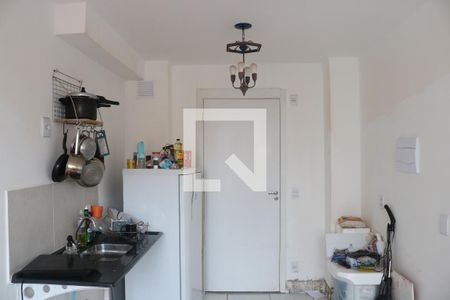 Sala e Cozinha Integrada de apartamento para alugar com 1 quarto, 25m² em Barra Funda, São Paulo