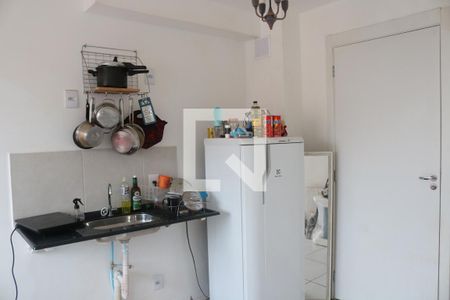 Sala e Cozinha Integrada de apartamento para alugar com 1 quarto, 25m² em Barra Funda, São Paulo