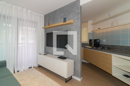 Sala de apartamento para alugar com 1 quarto, 39m² em Itaim Bibi, São Paulo