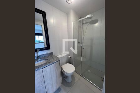 Banheiro  de apartamento à venda com 1 quarto, 25m² em Campo Belo, São Paulo