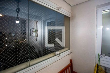 Varanda da Sala de apartamento à venda com 2 quartos, 56m² em Taboão, Diadema