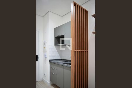 Sala/Cozinha Integrados de apartamento para alugar com 1 quarto, 26m² em Pinheiros, São Paulo