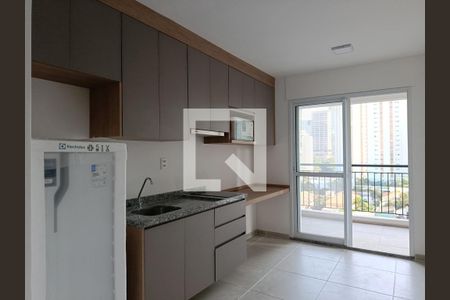 Sala/Cozinha Integrados de apartamento para alugar com 1 quarto, 48m² em Pinheiros, São Paulo
