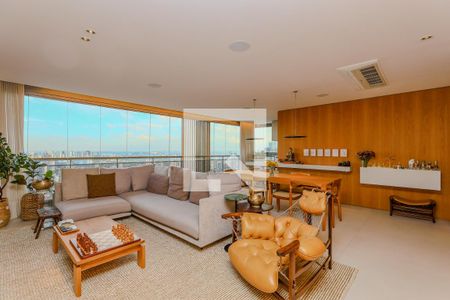 Sala de apartamento para alugar com 3 quartos, 167m² em Jardim das Acacias, São Paulo