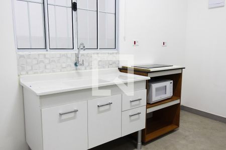 Cozinha de kitnet/studio para alugar com 1 quarto, 33m² em Vila São Silvestre (zona Leste), São Paulo