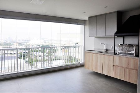 Detalhe - Varanda da Sala e Sala de Jantar de apartamento para alugar com 2 quartos, 70m² em Parque Sao Domingos, São Paulo
