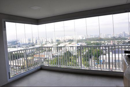 Detalhe - Varanda da Sala e Sala de Jantar de apartamento para alugar com 2 quartos, 70m² em Parque Sao Domingos, São Paulo