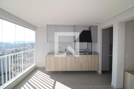 Sala / Cozinha - Varanda de kitnet/studio para alugar com 2 quartos, 70m² em Parque Sao Domingos, São Paulo