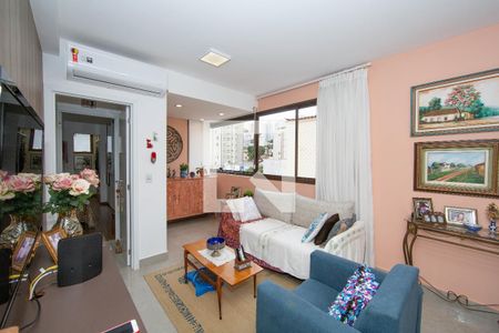 SALA de apartamento à venda com 2 quartos, 68m² em Serra, Belo Horizonte