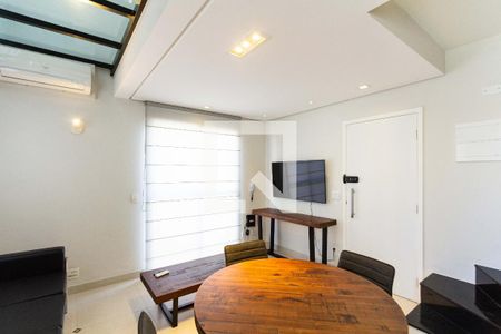 Sala/Cozinha de apartamento para alugar com 1 quarto, 50m² em Itaim Bibi, São Paulo