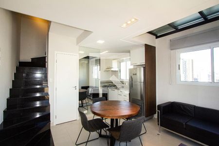 Sala/Cozinha de apartamento para alugar com 1 quarto, 50m² em Itaim Bibi, São Paulo