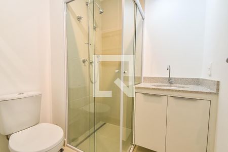 Banheiro de kitnet/studio para alugar com 1 quarto, 28m² em Ipiranga, São Paulo