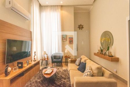 Sala de casa de condomínio para alugar com 3 quartos, 290m² em Swiss Park, Campinas