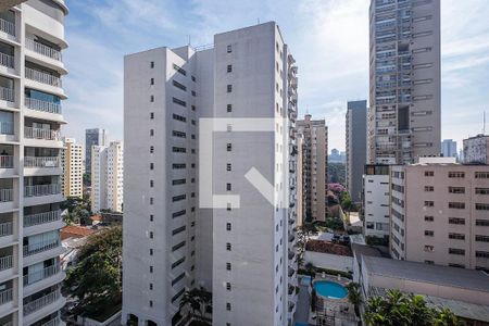 Sala/Cozinha - Vista de apartamento para alugar com 1 quarto, 25m² em Pinheiros, São Paulo