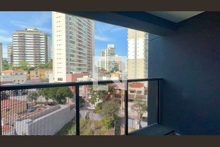 Varanda de kitnet/studio para alugar com 1 quarto, 29m² em Pompeia, São Paulo
