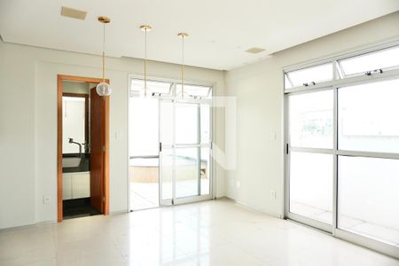 Sala  de apartamento à venda com 3 quartos, 160m² em Funcionários, Belo Horizonte