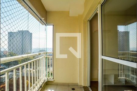 Varanda da Sala de apartamento para alugar com 2 quartos, 57m² em Campestre, Santo André
