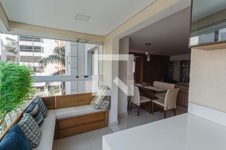 Varanda da Sala de apartamento à venda com 3 quartos, 105m² em Sion, Belo Horizonte
