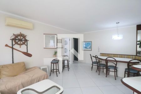 Sala de apartamento para alugar com 3 quartos, 109m² em Jardim Tejereba, Guarujá
