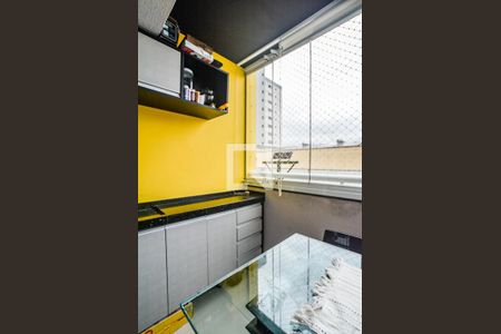 Varanda da Sala de apartamento à venda com 2 quartos, 39m² em Vila Pires, Santo André
