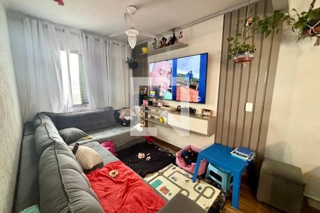 Sala  de apartamento à venda com 2 quartos, 56m² em Conjunto Habitacional Padre Manoel da Nobrega, São Paulo