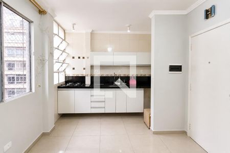 Sala de apartamento para alugar com 1 quarto, 40m² em República, São Paulo