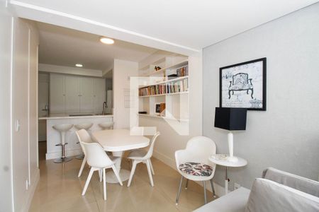 Ambientes Integrados (Sala de Estar, Jantar e Cozinha) de apartamento à venda com 1 quarto, 50m² em Pinheiros, São Paulo