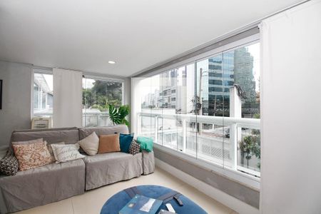 Ambientes Integrados (Sala de Estar, Jantar e Cozinha) de apartamento à venda com 1 quarto, 50m² em Pinheiros, São Paulo