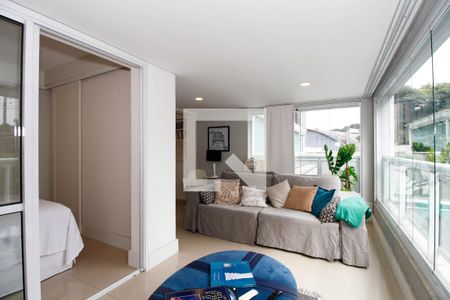 Ambientes Integrados (Sala de Estar, Jantar e Cozinha) de apartamento à venda com 1 quarto, 50m² em Pinheiros, São Paulo