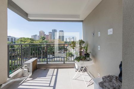 Varanda de apartamento à venda com 2 quartos, 66m² em Santo Amaro, São Paulo