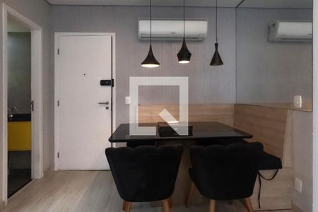 Sala de apartamento para alugar com 1 quarto, 57m² em Gonzaga, Santos