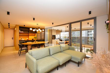 Sala de estar de apartamento para alugar com 2 quartos, 111m² em Sumarezinho, São Paulo