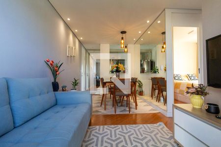 Sala de apartamento à venda com 2 quartos, 50m² em Vila Guilhermina, São Paulo