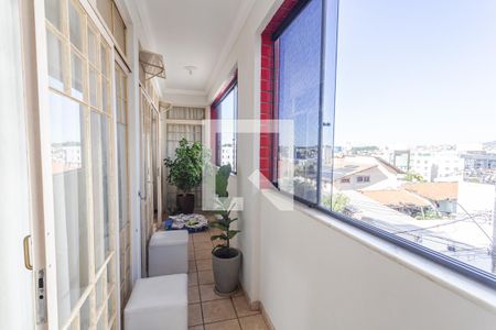 Varanda da Sala 1 e 2 de apartamento à venda com 4 quartos, 170m² em Nova Vista, Belo Horizonte