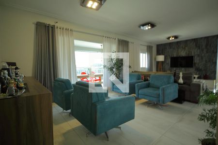 Sala de apartamento para alugar com 3 quartos, 128m² em Nova Petrópolis, São Bernardo do Campo