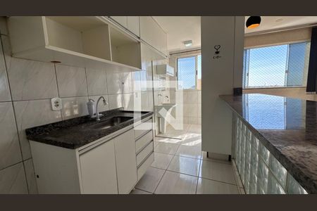 Cozinha de apartamento à venda com 2 quartos, 46m² em Samabaia, Brasília