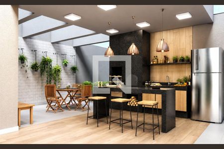 Área externa de apartamento para alugar com 2 quartos, 37m² em Lapa de Baixo, São Paulo