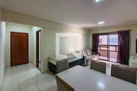 Sala de apartamento para alugar com 2 quartos, 84m² em Vila Caiçara, Praia Grande