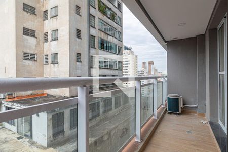 Varanda da Sala/Quarto de kitnet/studio para alugar com 1 quarto, 34m² em Consolação, São Paulo