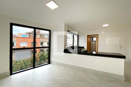 Varanda da Sala de apartamento à venda com 3 quartos, 101m² em Anchieta, Belo Horizonte
