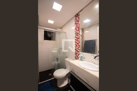 Banheiro da Suíte de apartamento à venda com 3 quartos, 120m² em Santa Rosa, Belo Horizonte
