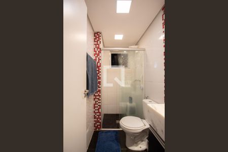 Banheiro da Suíte de apartamento à venda com 3 quartos, 120m² em Santa Rosa, Belo Horizonte