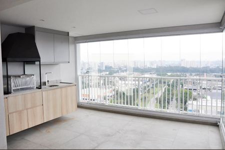 Detalhe - Varanda da Sala e Sala de Jantar de apartamento para alugar com 2 quartos, 70m² em Parque Sao Domingos, São Paulo