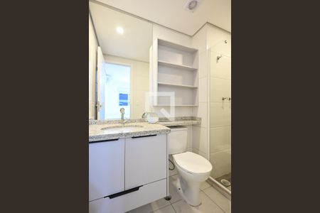 Banheiro Suíte  de apartamento para alugar com 1 quarto, 27m² em Vila Sonia, São Paulo