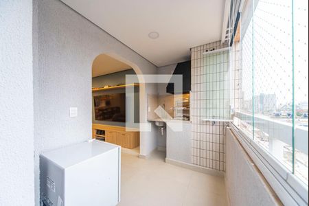 Varanda da Sala de apartamento à venda com 3 quartos, 90m² em Jardim Bela Vista, Santo André