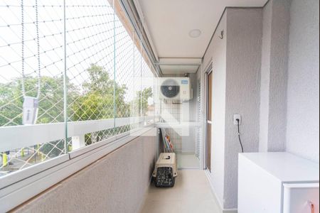 Varanda da Sala de apartamento à venda com 3 quartos, 90m² em Jardim Bela Vista, Santo André