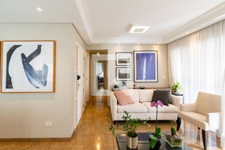 Sala  de apartamento para alugar com 4 quartos, 135m² em Vila Mascote, São Paulo