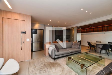 Sala Ambientes de apartamento à venda com 2 quartos, 125m² em Lourdes, Belo Horizonte